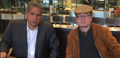 Menschenrechtsanwalt Robert Amsterdam (links im Bild) mit Stephan Templ (Foto: Stephan Templ)