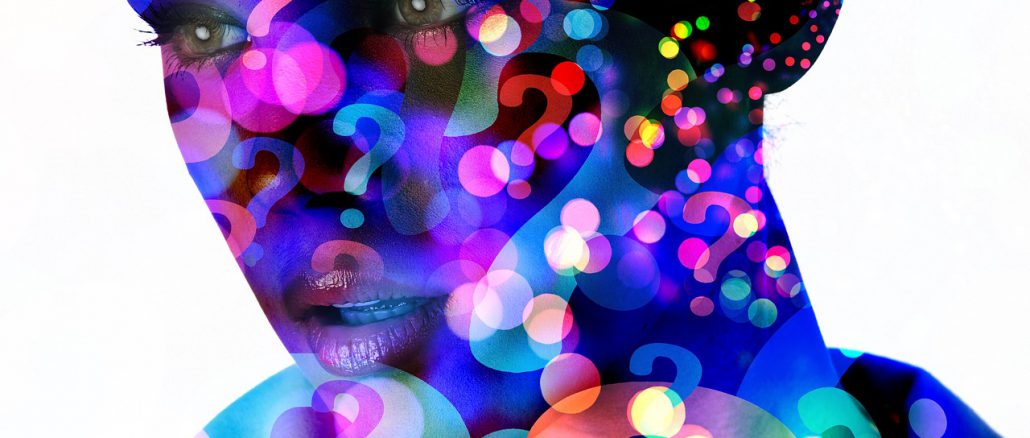 fragezeichen gesicht silhouette bokeh frau inhalt, Quelle: geralt, Pixabay License Freie kommerzielle Nutzung Kein Bildnachweis nötig
