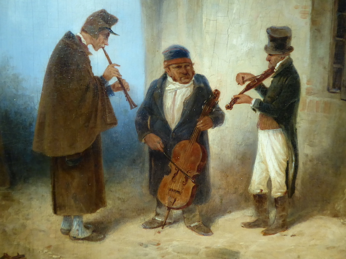 Drei herumziehende Musikanten, Th. Hosemann 1838