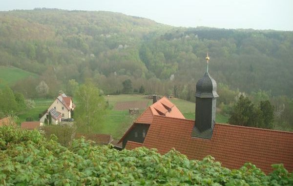 Das Eichsfeld, eine römisch-katholische Insel und Oase in der gottlosen DDR in Westthüringen, nahe der Grenze zu Niedersachsen