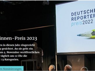 Reporterpreis 2023 (Foto: reporter-forum.de)