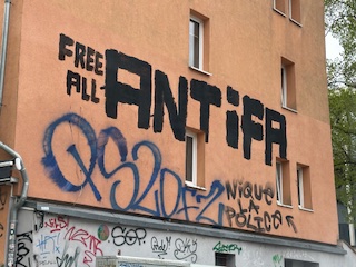 Antifa-Graffiti, Quelle: SGL