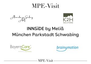 Kooperationspartner des MPE-Events im November 2025 im INNSiDE by Meliá München Parkstadt Schwabing